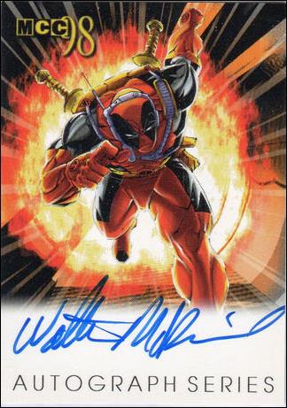 Marvel Creators Collection '98 (Autograph Subset) card nn 18 Walt McDaniel