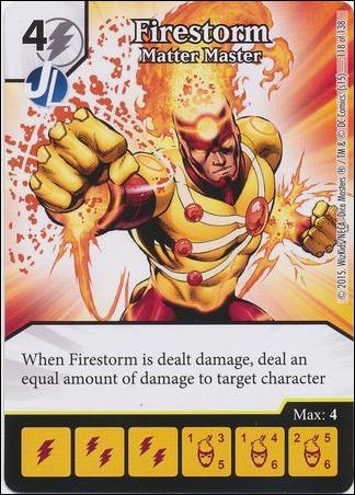 DC Comics Dice Masters Justice League  card 117 Firestorm - Matter Master