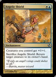 Magic the Gathering: Duel Decks: Venser vs. Koth (Base Set) card 27 Angelic Shield