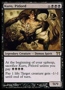 Magic the Gathering: Champions of Kamigawa (Base Set) card 123 Kuro, Pitlord