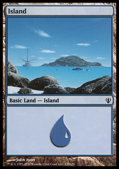 Magic the Gathering: Archenemy (Base Set) card 139 Island