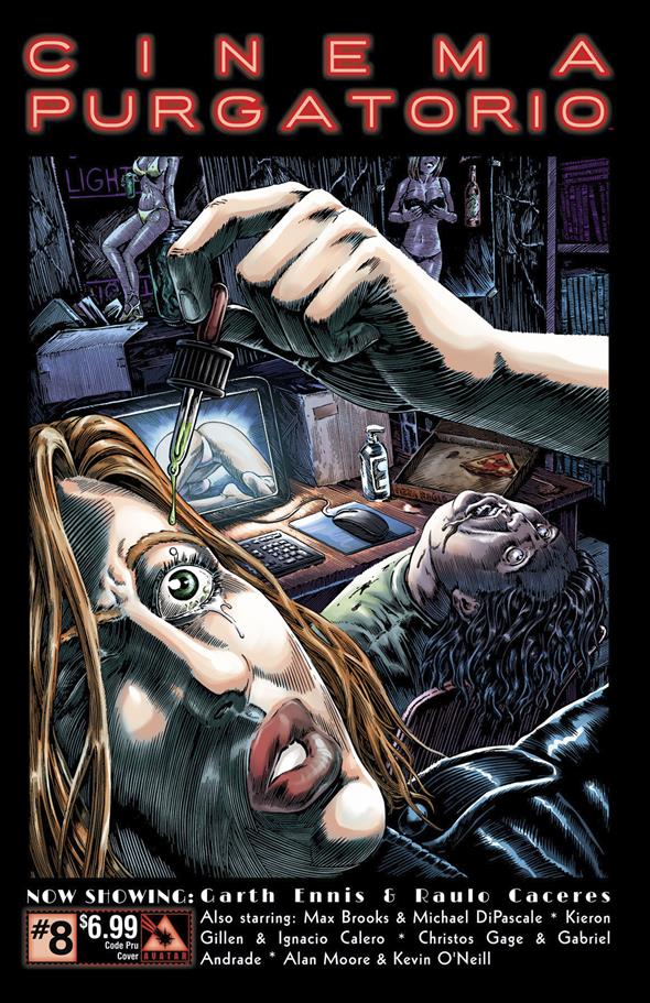 Alan Moore's Cinema Purgatorio issue 8-B Raulo Caceres Code Pru Cover
