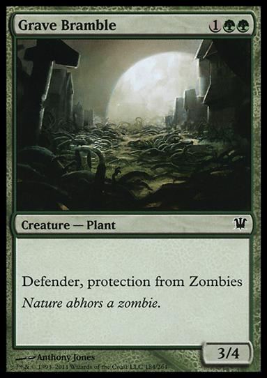 Magic the Gathering: Innistrad (Base Set) card 184 Grave Bramble