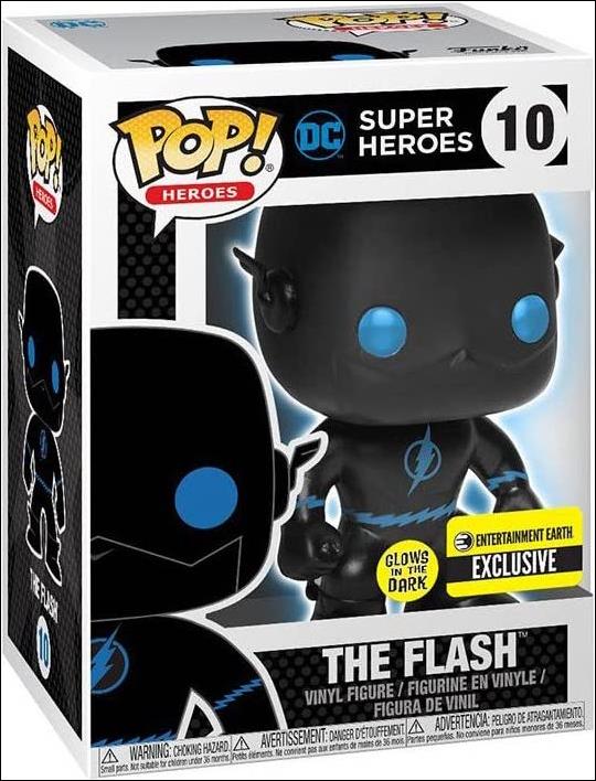POP! Heroes figure 10-G The Flash (Silhouette) (Glow) Entertainment Earth