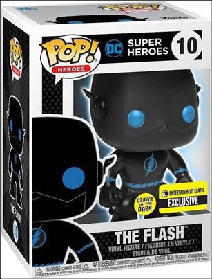 POP! Heroes figure 10-G The Flash (Silhouette) (Glow) Entertainment Earth