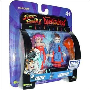 Street Fighter II Minimates (Series 1) figure 2-B Dimitri/Lilith