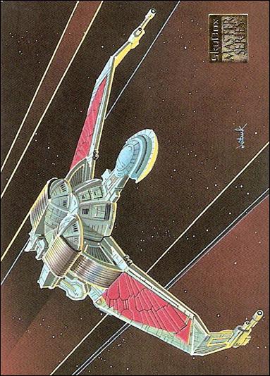 Star Trek Master Series: Series 2 (Base Set) card 51 Klingon "Bird-of-Prey"