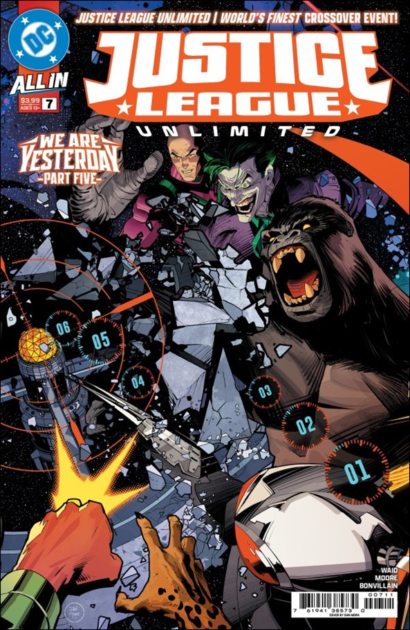 Justice League Unlimited (2025) issue 7 Dan Mora Connecting Cover