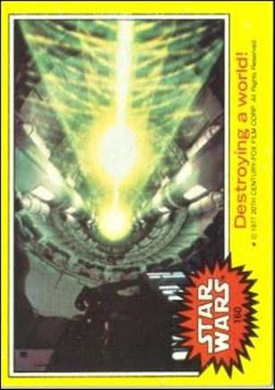 Star Wars: Series 3 (Base Set) card 160 Destroying a world!