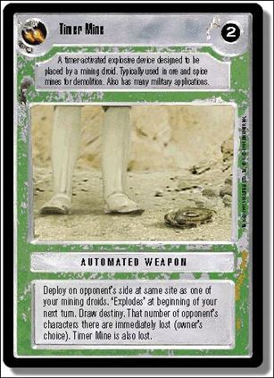 Star Wars: Premiere Limited (Base Set) card 316 Timer Mine