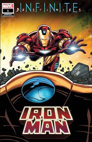 Iron Man Annual (2021) issue 1-C Ron Lim Connecting Cover