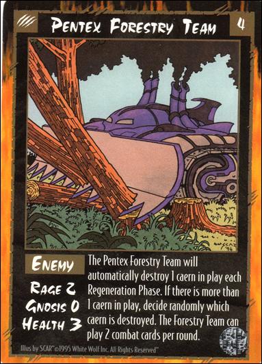 Rage Limited (Base Set) card 196 Pentex Forestry Team 