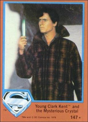 Superman (Movie) Series 2 (Base Set) card 147 Young Clark Kent and the Mysterious Crystal