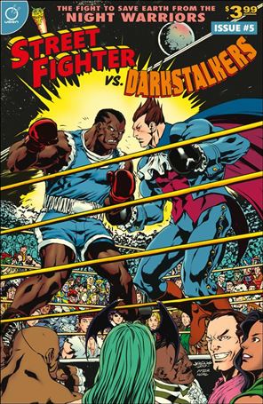 Street Fighter vs Darkstalkers issue 5-C Joe Ng Cover