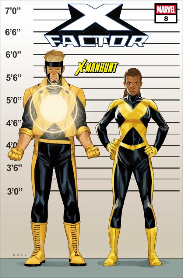 X-Factor (2024) issue 8-B Phil Noto X-Manhunt Connecting Cover