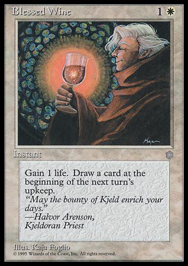 Magic the Gathering: Ice Age (Base Set) card 7 Blessed Wine
