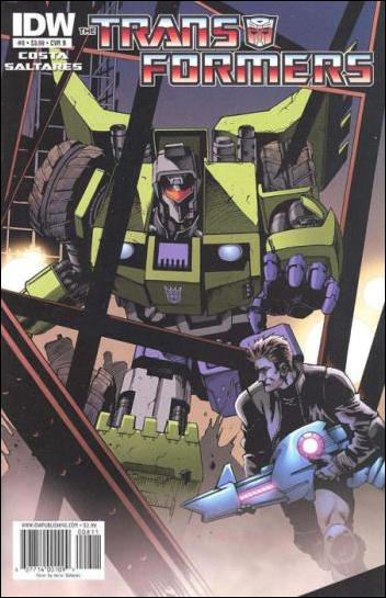 Transformers (2009) issue 8-B Javier Saltares Cover