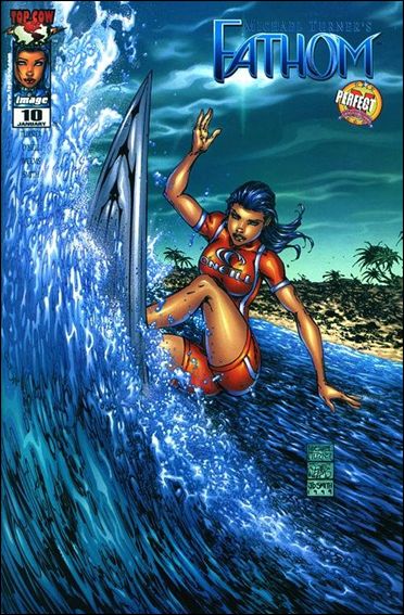 Fathom (1998) issue 10-B Dynamic Forces Perfect 10 Cover 1/10000