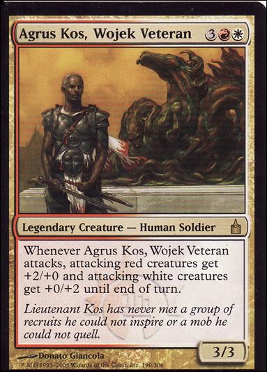Magic the Gathering: Ravnica (Base Set)  card 190 Agrus Kos, Wojek Veteran