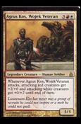 Magic the Gathering: Ravnica (Base Set)  card 190 Agrus Kos, Wojek Veteran