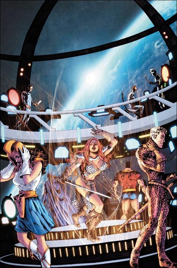 Red Sonja: The Superpowers issue 4-Y Jonathan Lau Virgin Cover