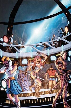 Red Sonja: The Superpowers issue 4-Y Jonathan Lau Virgin Cover