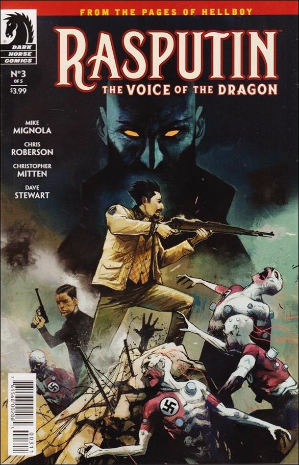 Rasputin: Voice of the Dragon issue 3 Mike Huddleston Cover