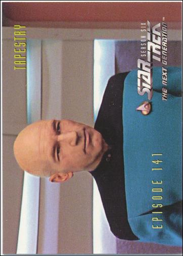 Star Trek: The Next Generation - The Episode Collection Season Six (Base Set) card 582 Tapestry, Episode 141C