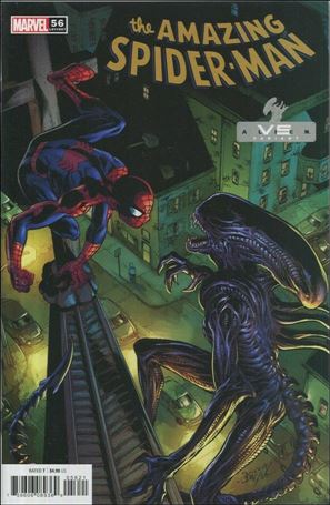 Amazing Spider-Man (2018) issue 56-C Mark Bagley Marvel vs Alien Cover