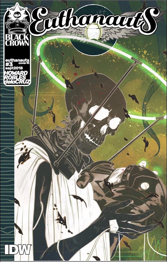 Euthanauts issue 3-C Nick Roche 1:10 Gold Metallic Cover
