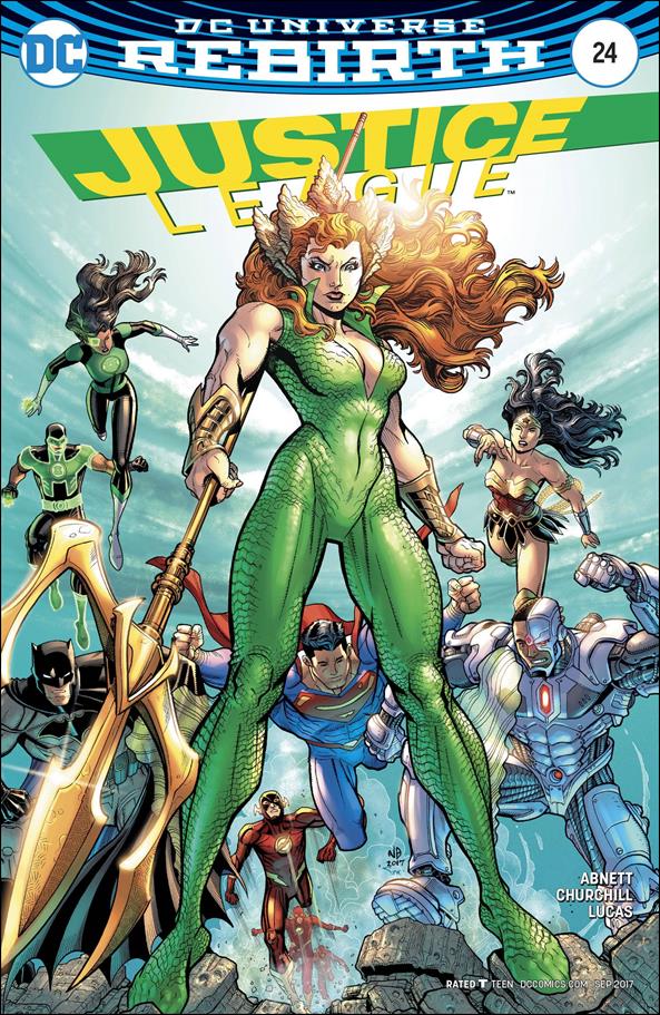 Justice League (2016) issue 24-B Nick Bradshaw Cover
