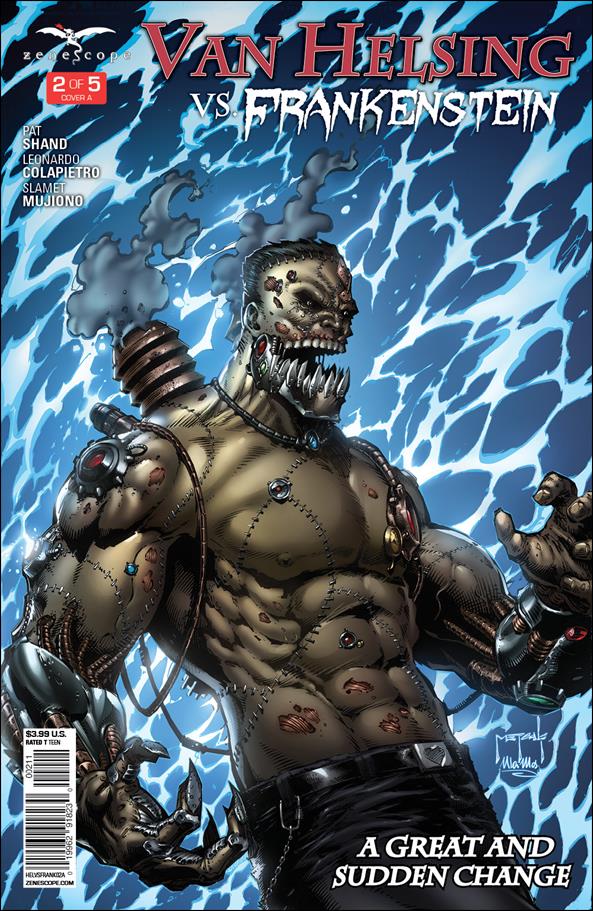 Van Helsing vs Frankenstein issue 2 Jason Metcalf Cover