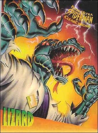 Fleer Ultra Spider-Man (ClearChrome Subset) card 5 Lizard