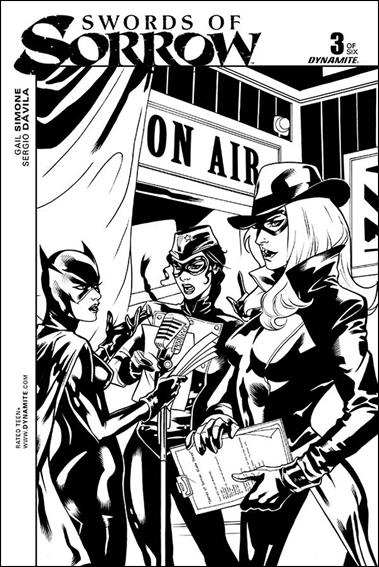 Swords of Sorrow issue 3-E Emanuela Lupacchino 1:20 Black & White Cover