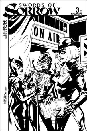 Swords of Sorrow issue 3-E Emanuela Lupacchino 1:20 Black & White Cover