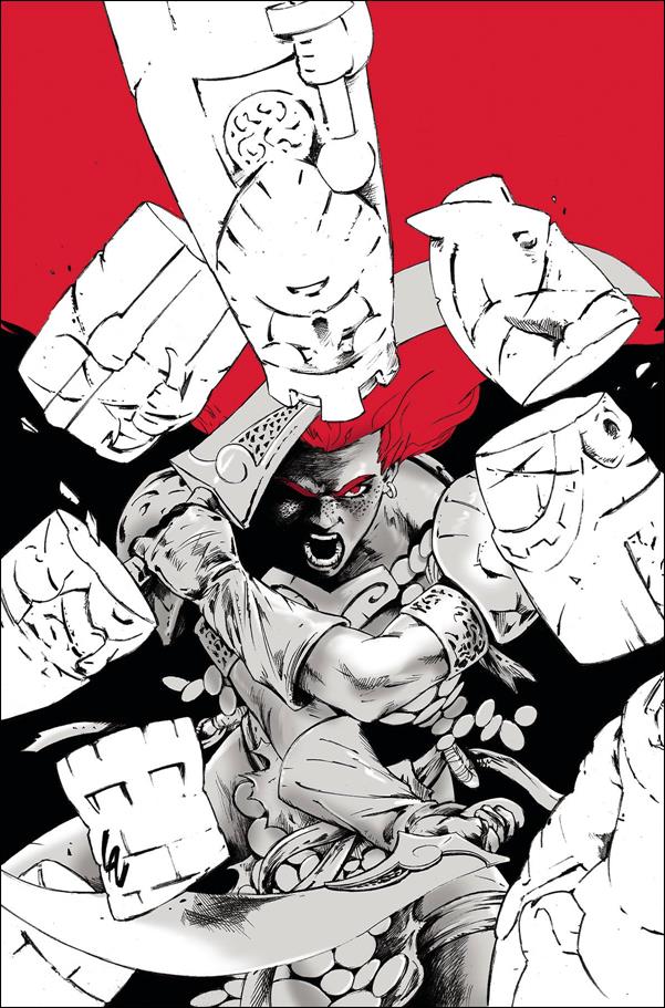Red Sonja: Black White Red issue 6-F Jonathan Lau 1:7 Virgin Cover