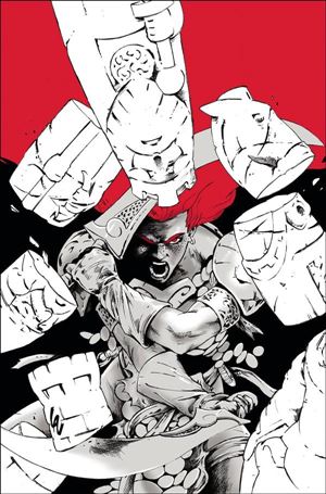 Red Sonja: Black White Red issue 6-F Jonathan Lau 1:7 Virgin Cover
