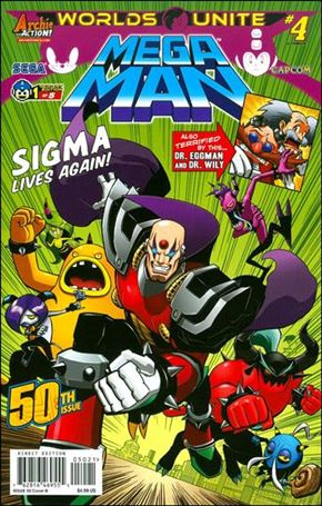 Mega Man issue 50-B Roger Robinson Cover