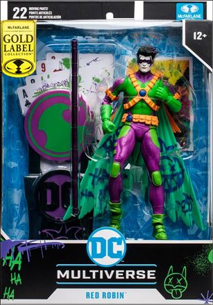 McFarlane DC Multiverse (Gold Label) issue N. 73 Red Robin (Jokerized) DC New 52