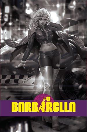 Barbarella (2021) issue 9-O Derrick Chew 1:25 Black & White Cover