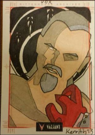 2013 Valiant Comics Preview Trading Card Set (Sketch Card Subset) card KJ-04