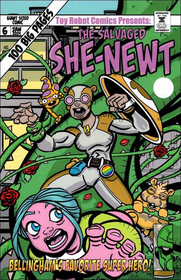 Salvaged She-Newt issue 6 Ken Albery Cover