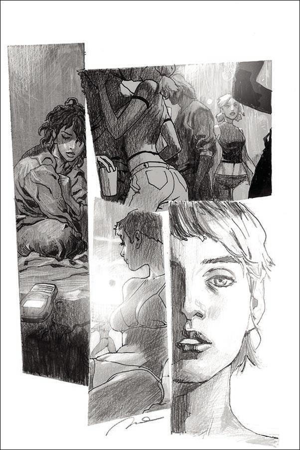 Guillem March's Laura issue 1-G Gerald Parel 1:40 Black & White Virgin Cover