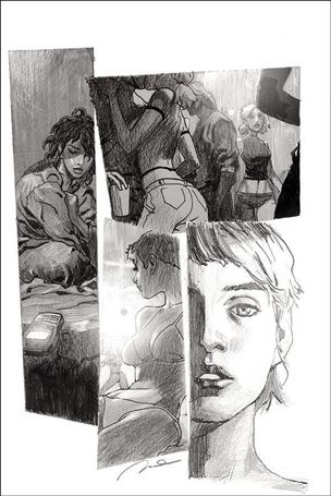 Guillem March's Laura issue 1-G Gerald Parel 1:40 Black & White Virgin Cover