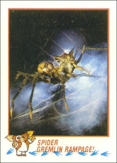 Gremlins 2: The New Batch (Base Set) card 76 Spider Gremlin Rampage!