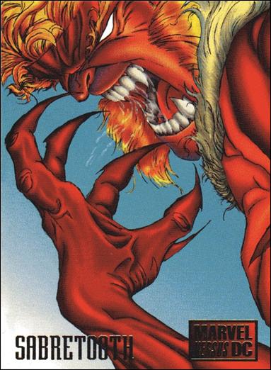DC Versus Marvel / Marvel Versus DC (Base Set) card 8 Sabretooth