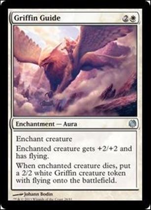 Magic the Gathering: Duel Decks: Heroes vs. Monsters (Base Set) card 28 Griffin Guide
