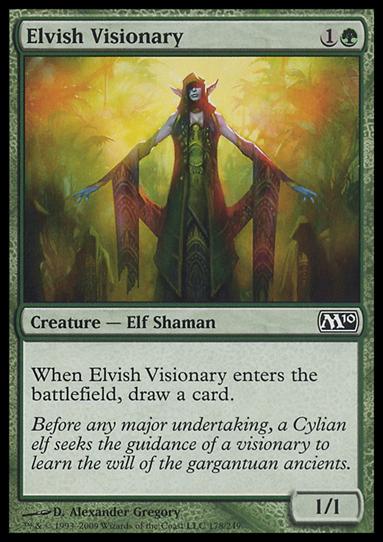 Magic the Gathering: 2010 Core Set (Base Set) card 178 Elvish Visionary