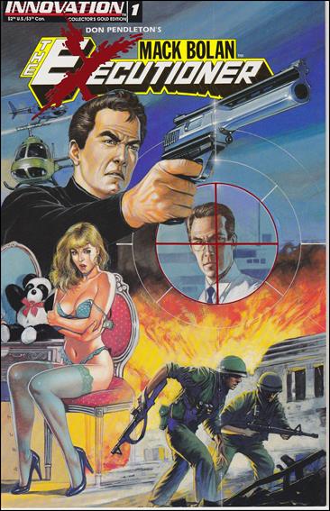 Mack Bolan: The Executioner issue 1-C Collector's Gold Edition - Gold and Red Foil Enhan