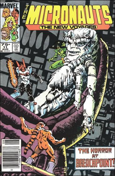 Micronauts (1984) issue 11-B Canadian Price Cover